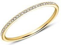 Memoire ring 18 karaat goud Diamanten
