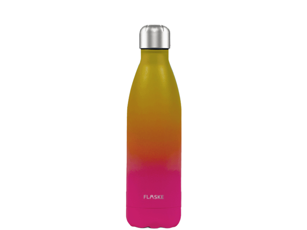 FLASKE 750 ml  RVS Drinkfles - Gradient Sunset