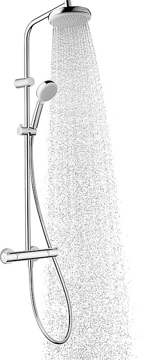 Colonne de douche thermostatique Hansgrohe Showerpipe Myclub 180 Eco