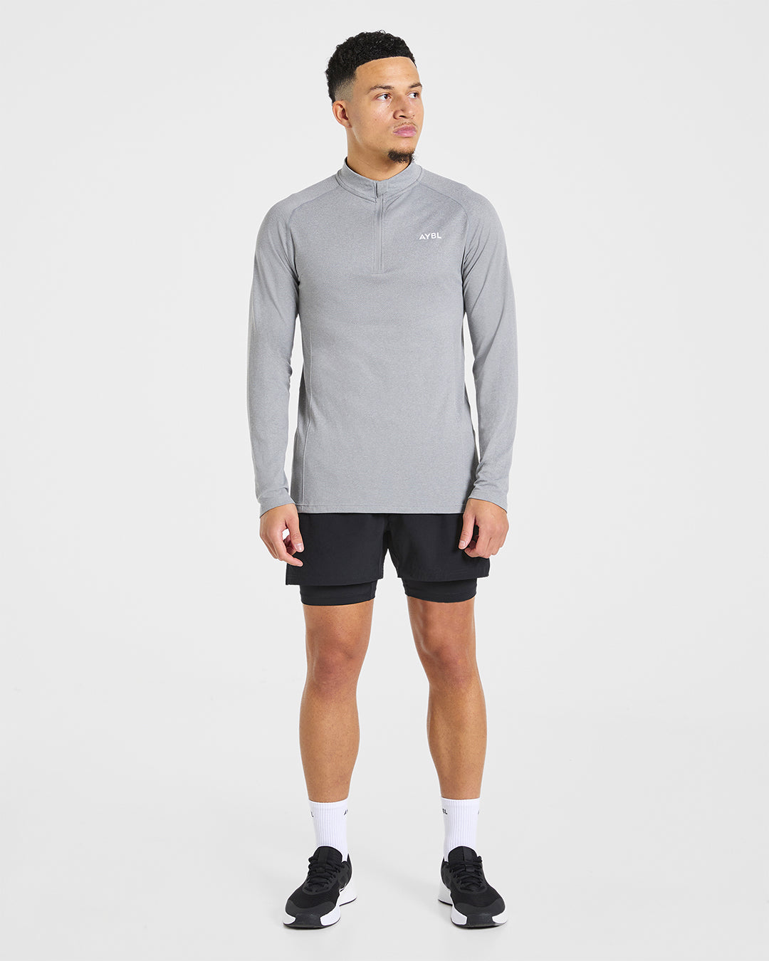 Essential Seamless 1/4 Zip Pullover