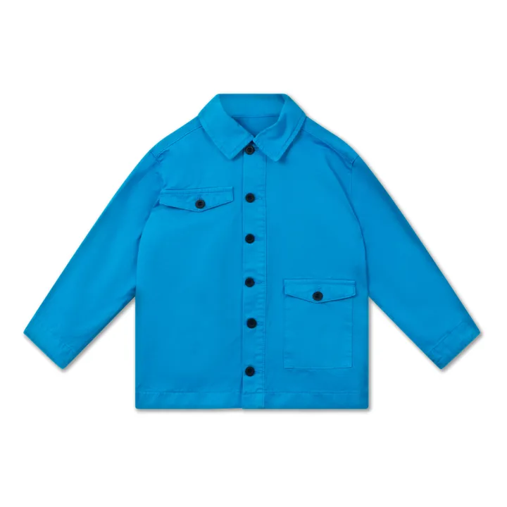 Repose AMS Veste Coton Bio Cargo | Bleu