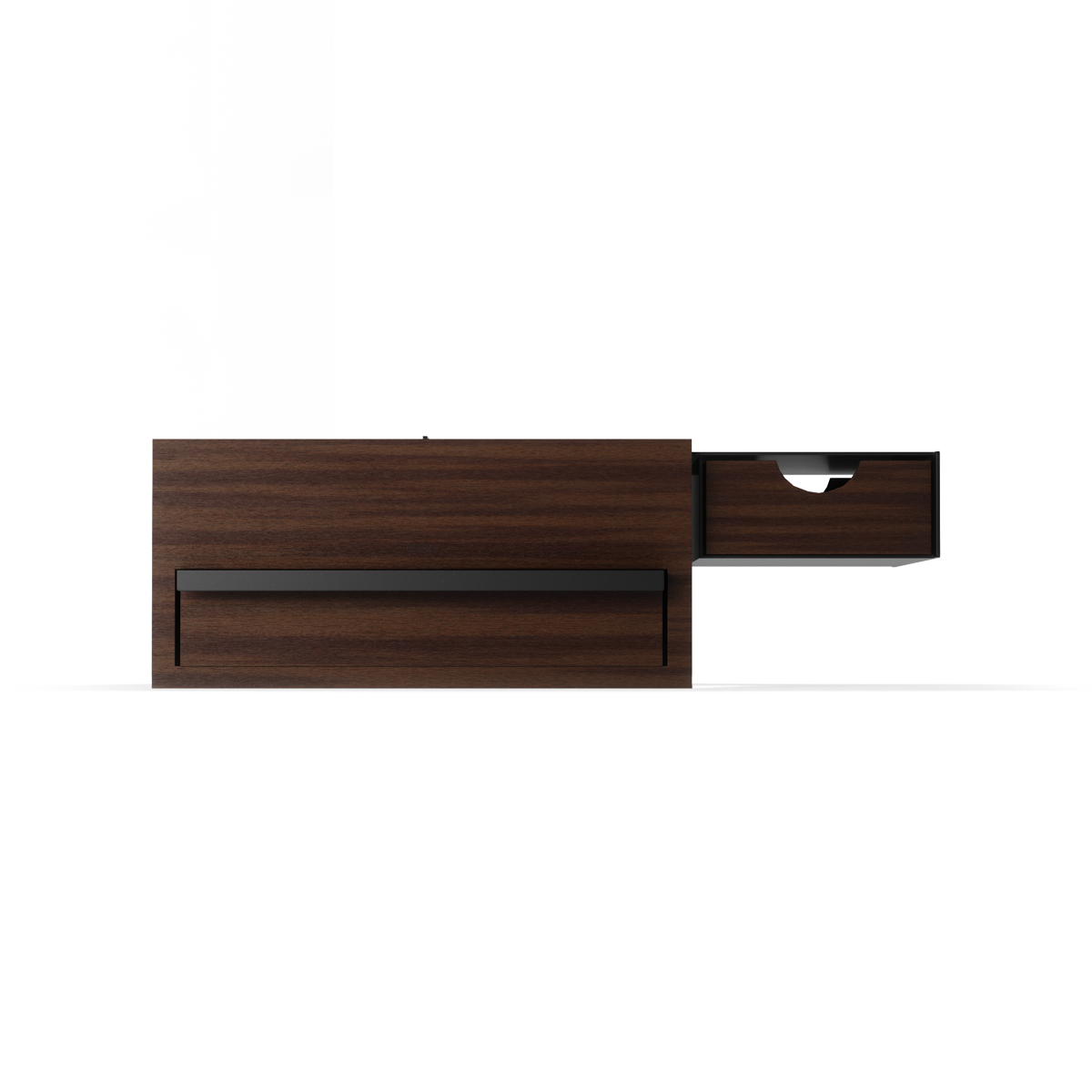 Juwelenbox Stowit zwart walnoot hout L