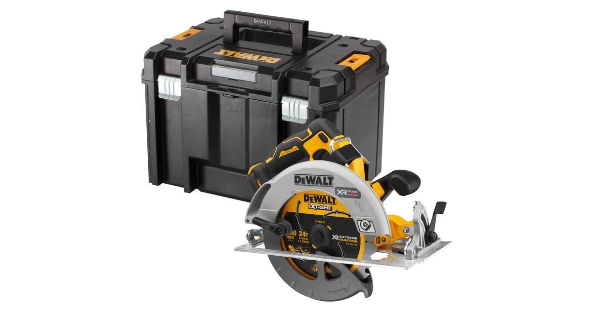 DEWALTAccu Handcirkelzaag DCS573NT-XJ  18V  (Geel/zwart, zonder batterij en lader, in TSTAK Box VI)