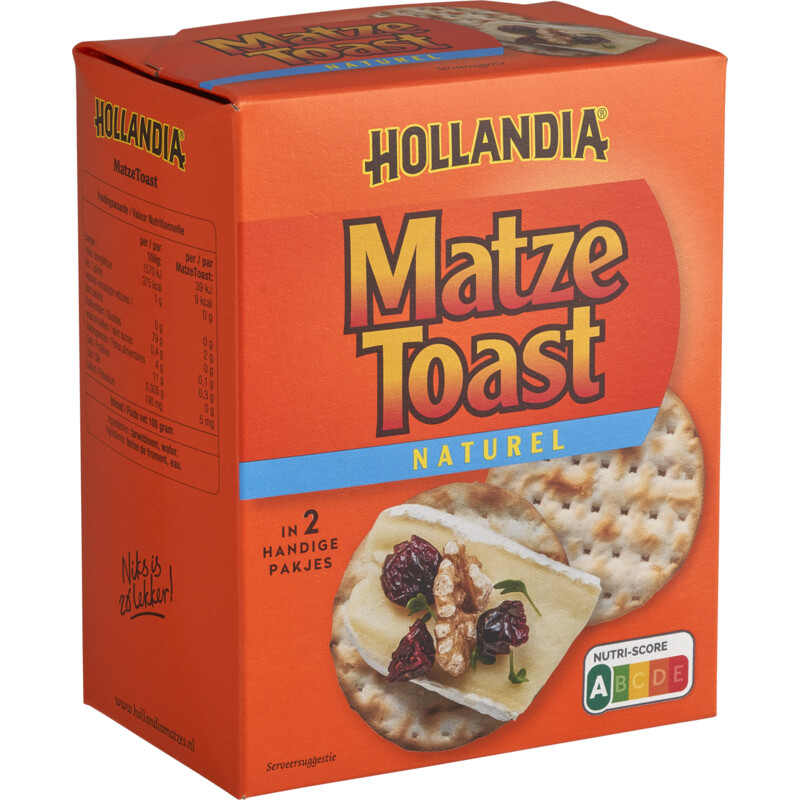 Hollandia Matze toast naturel