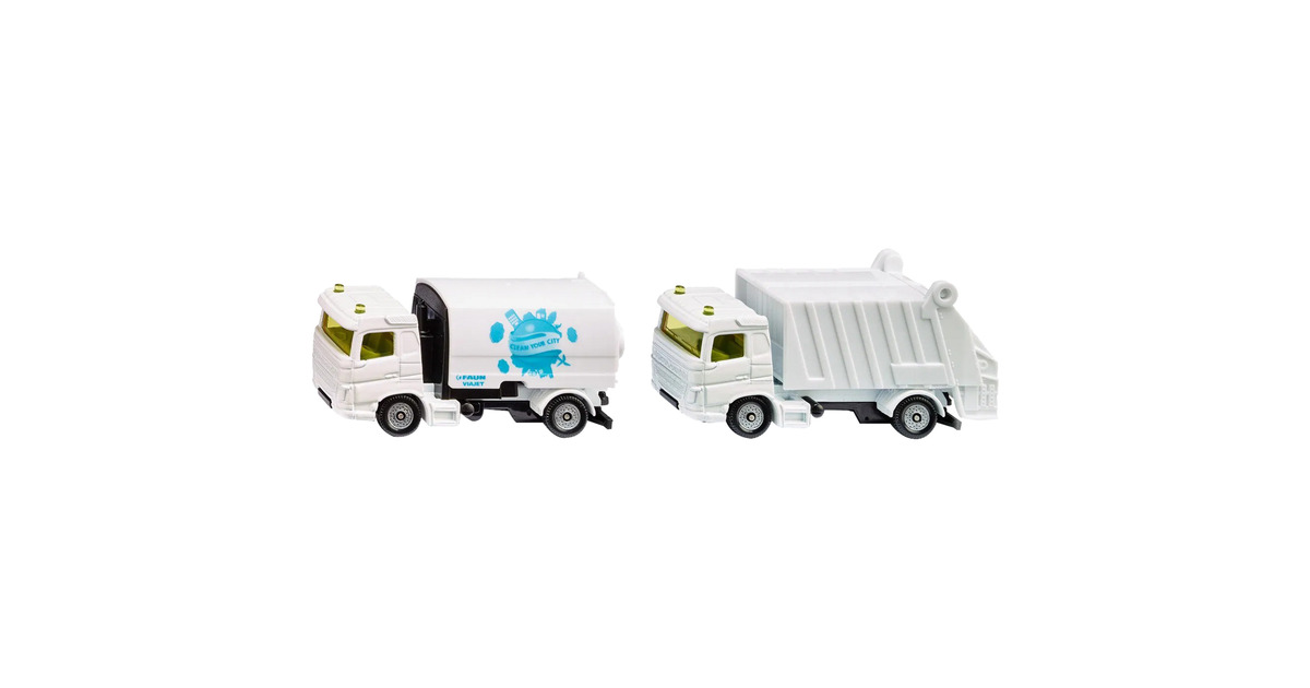 SIKUVeegmachine en vuilniswagen Modelvoertuig