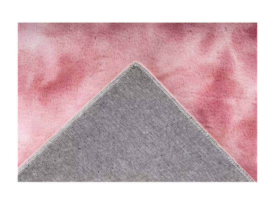 Tapis 230x160cm, design B005O coloris rose - Confort et élégance pour votre intérieur