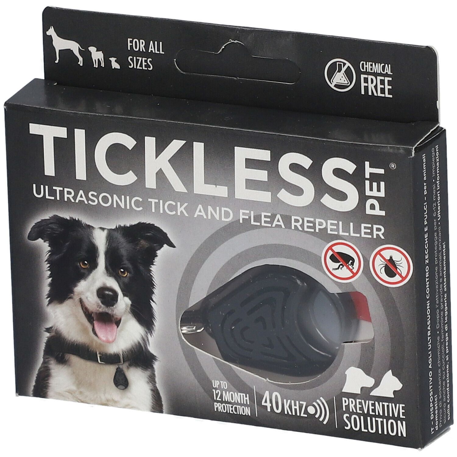 TICKLESS Ultraschall - Abwehr Zecke, Floh schwarz