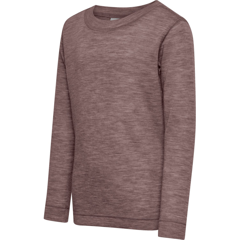 Køb Hummel Twilight Mauve Jr Uld Rib T-Shirt L/S
