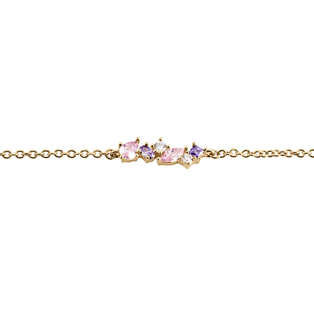 Bracelet Plaqué Or Eliina Oxyde De Zirconium