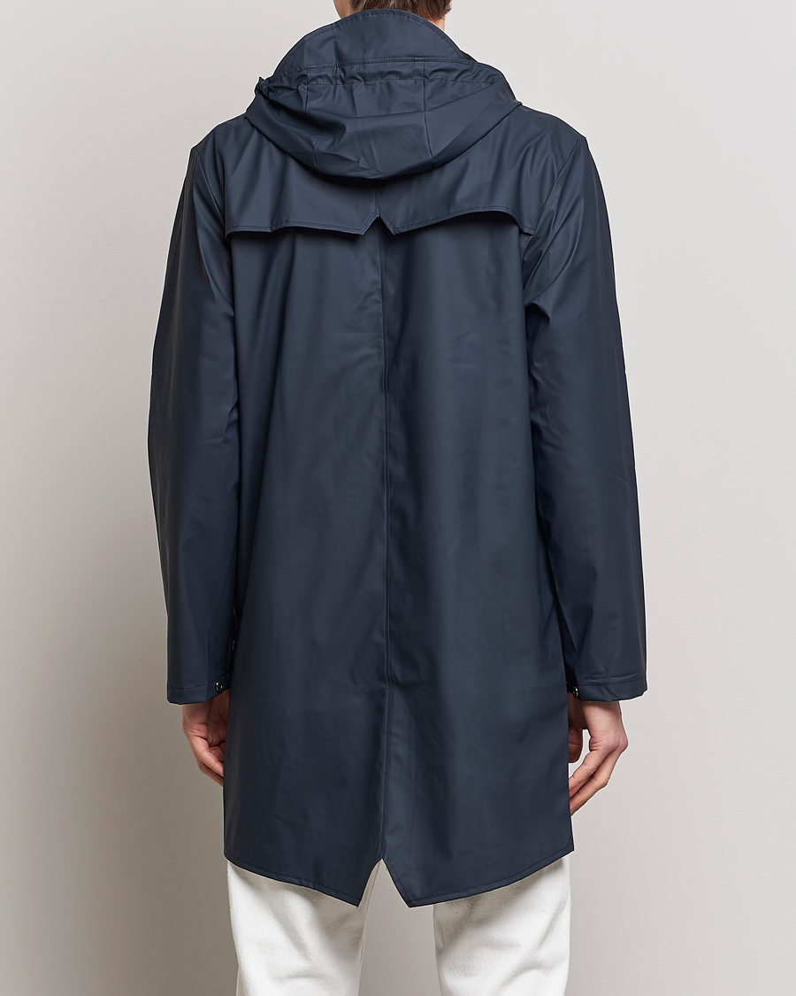 RAINS Long Jacket Navy
