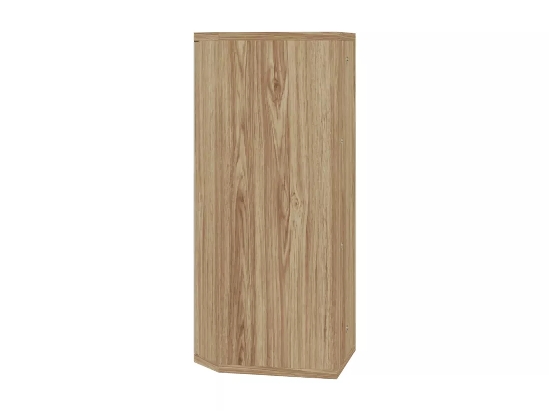 Armoire de bain à miroir d'angle chêne 30x24x60 cm