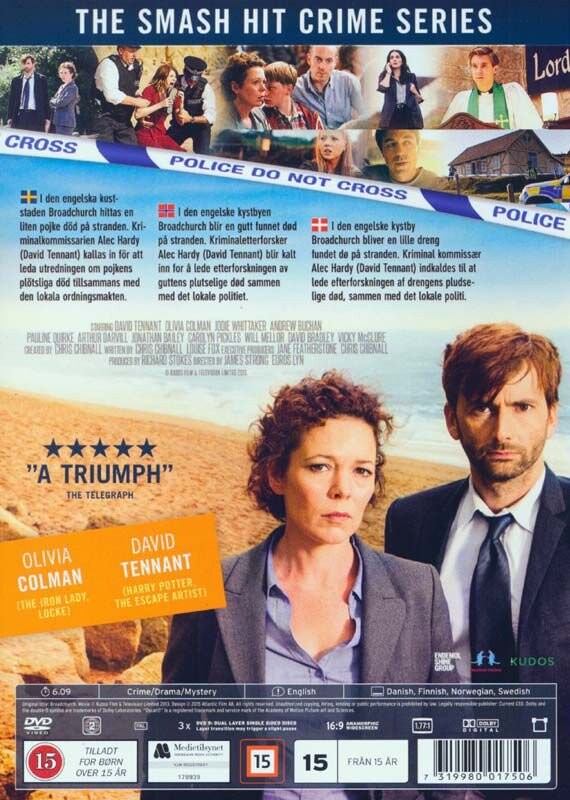 Broadchurch - Sæson 1 - Bbc - DVD