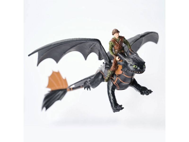 Spinmaster Spielzeugfigur Dragons Movie Ohnezahn und Hicks Spielzeugfigur