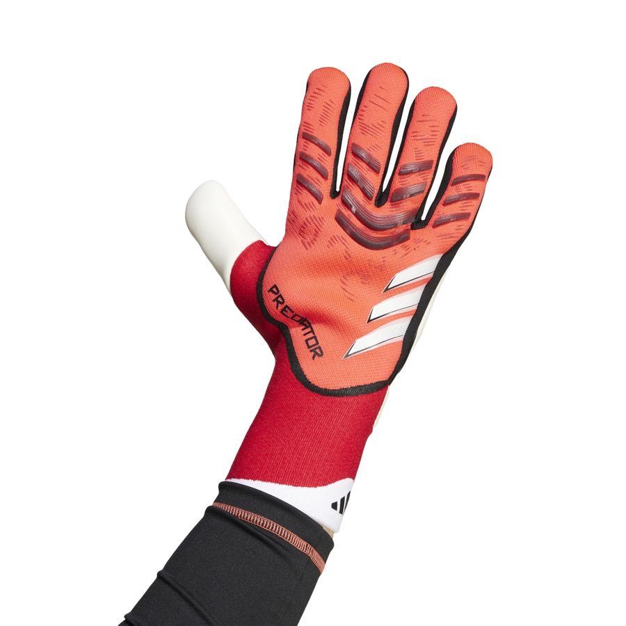 adidas Gants de Gardien Predator Pro Pure Victory - Lucid Red/Noir/Pure Ruby