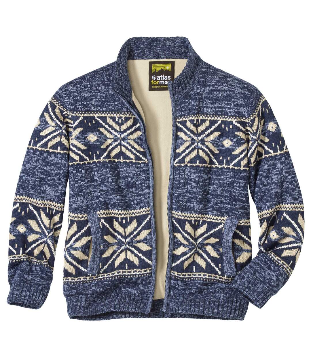 Blouson Tricot Doublé Polaire