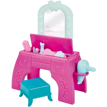 Simba Evi Love Beauty Fairy / Puppe als Fee mit Schminktisch und Stuhl sowie Zubehör, 12 cm