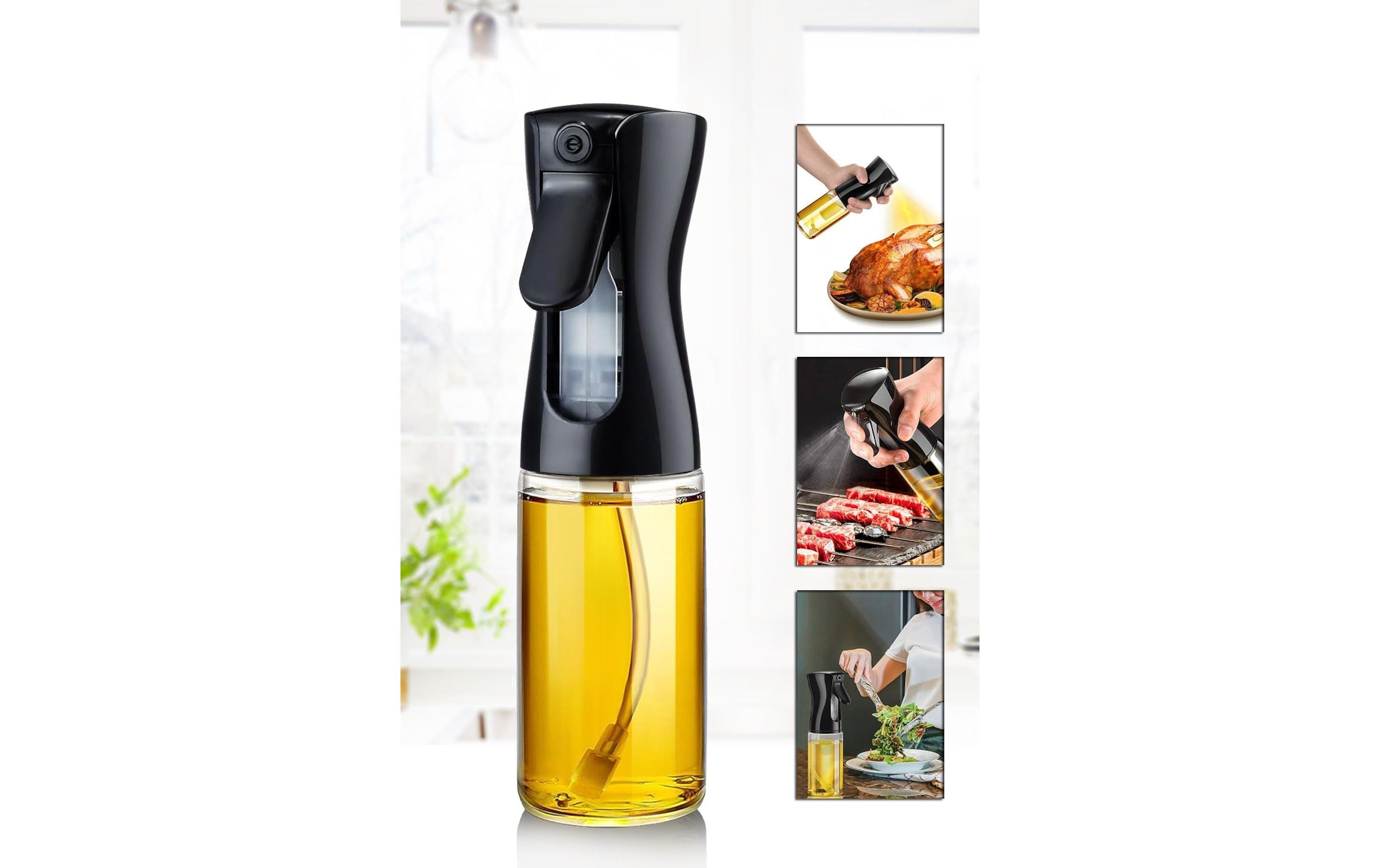 Öl Spender C-SP-210 210 ml, SchwarzAirfryer-Sprühölspender