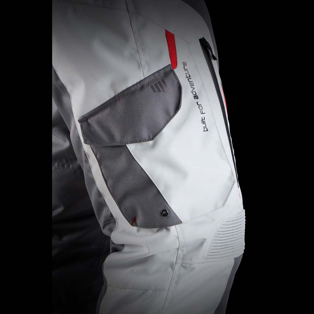 Furygan - Pantalon Killington Gris / Gris Clair / Rouge