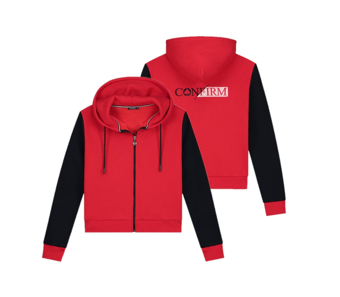 Confirm Hoodie Vest Blood Moon Heren Rood