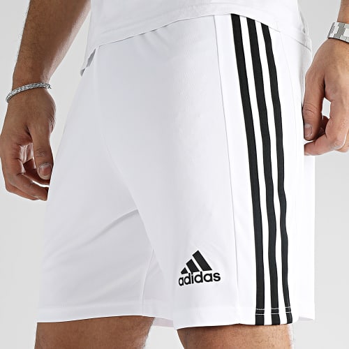 Lot De 2 Shorts Jogging A Bandes GN5773 GN5776 Noir Blanc