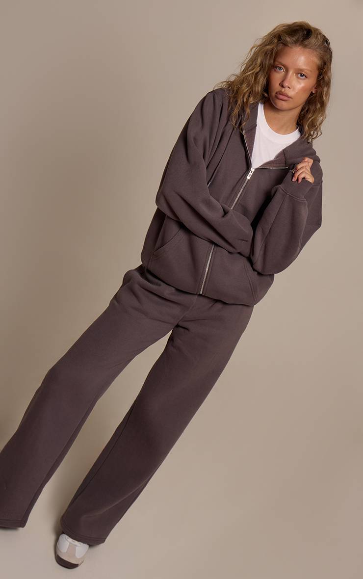 Charbon Sweat À Casynthétiqueche Zippé Intégral