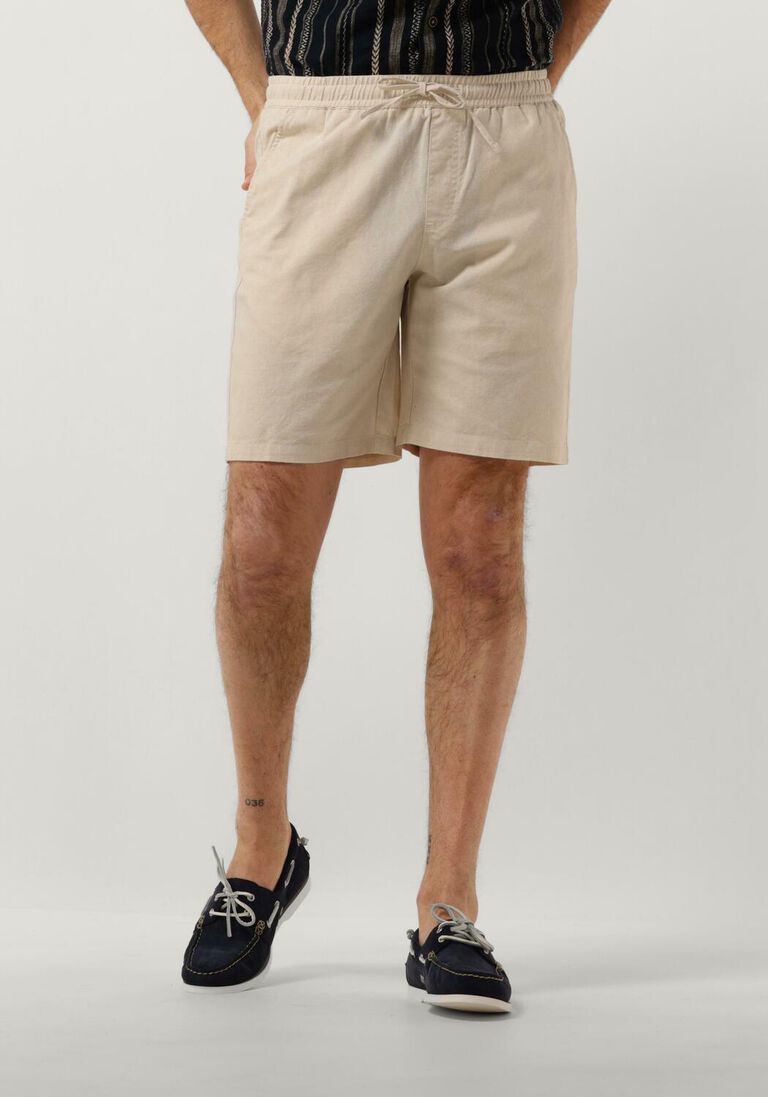 ANERKJENDT zand anerkjendt korte broek aklt james cot/linen ela shorts