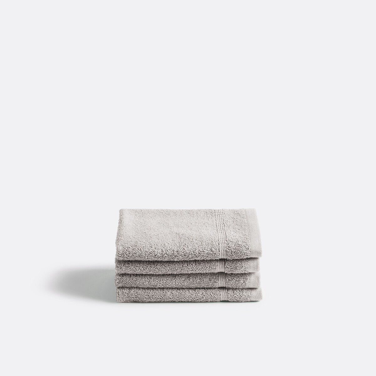 LA REDOUTE INTERIEURS<br>Conjunto de 4 toalhas de mão em tecido atoalhado 600 g/m², Zavara