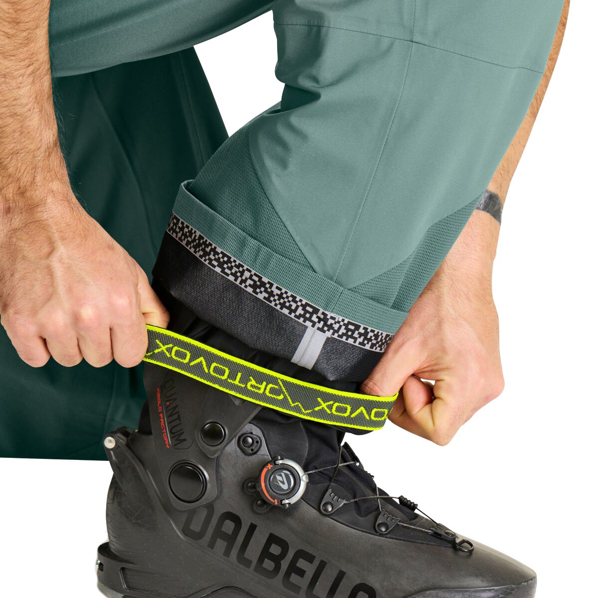 ORTOVOX 3L Deep Shell Freeride-Hose Herren arctic grey