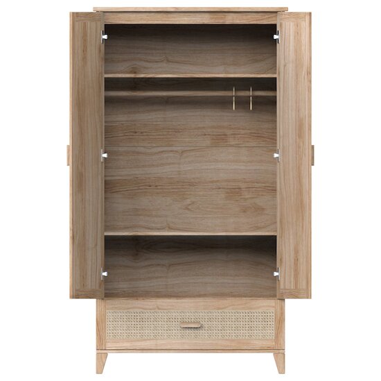 Nami Armoire 2 portes   Naturel        de               Théo