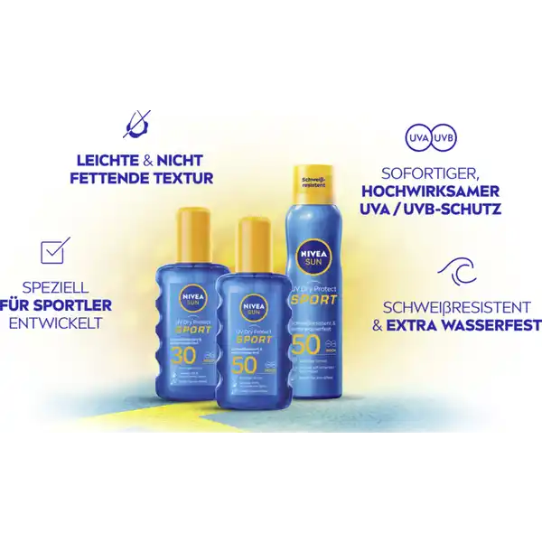 UV Dry Protect Sport Sonnenspray LSF 30