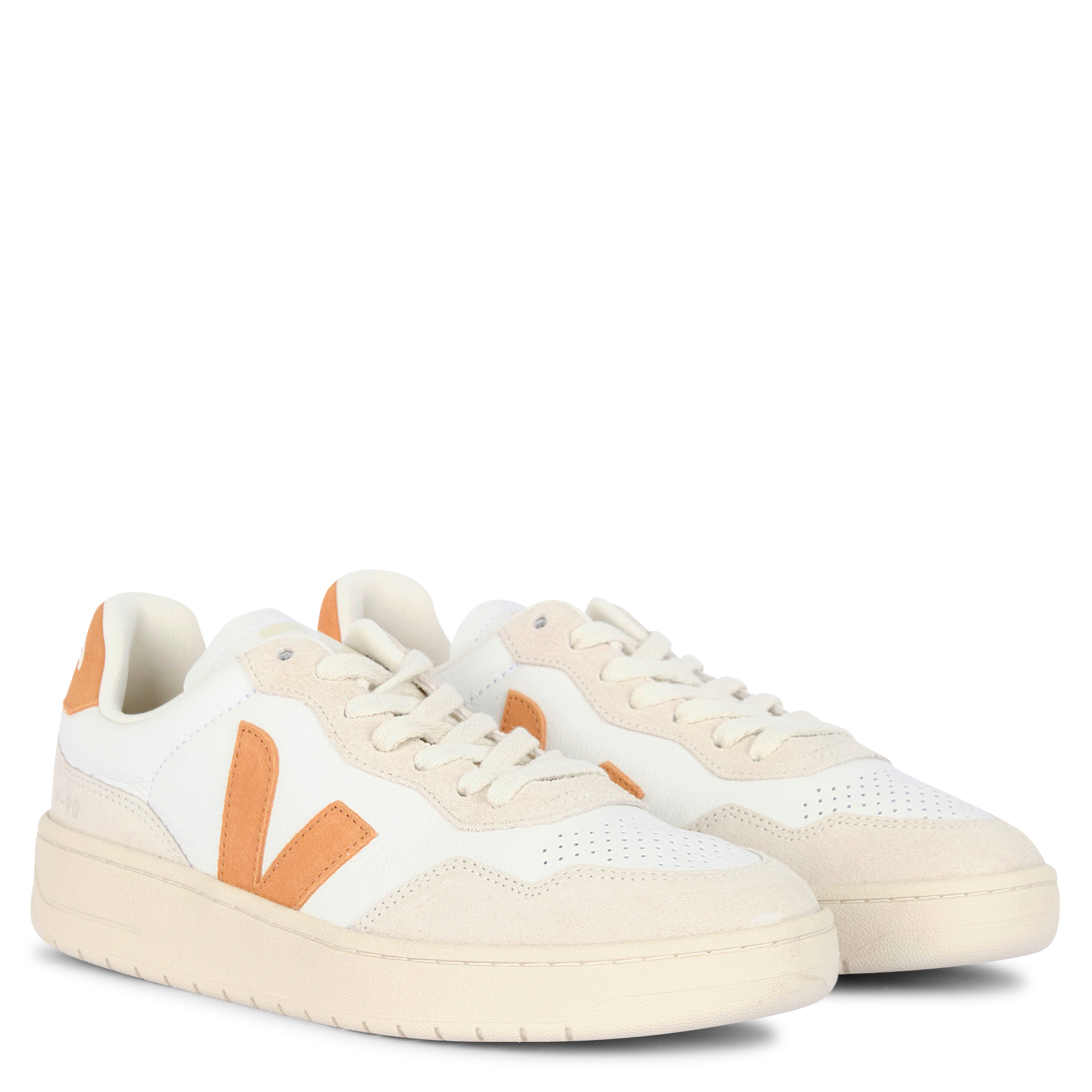V-90 - Baskets basses en cuir| Multicolore