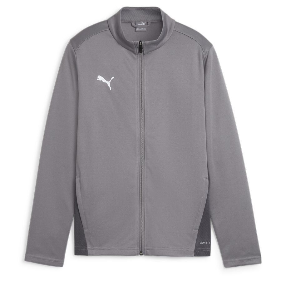 PUMA Veste d'Entraînement teamGOAL - Gris/Blanc Enfant