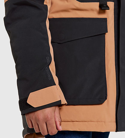 Didriksons Winterjacke - Magnetit - Mandel Brown