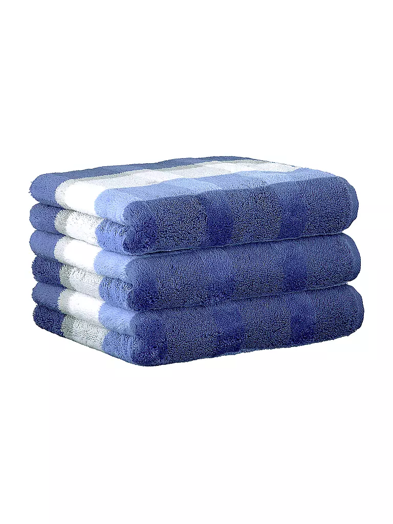 CAWÖ Handtuch NOBLESSE 50x100cm Saphir blau