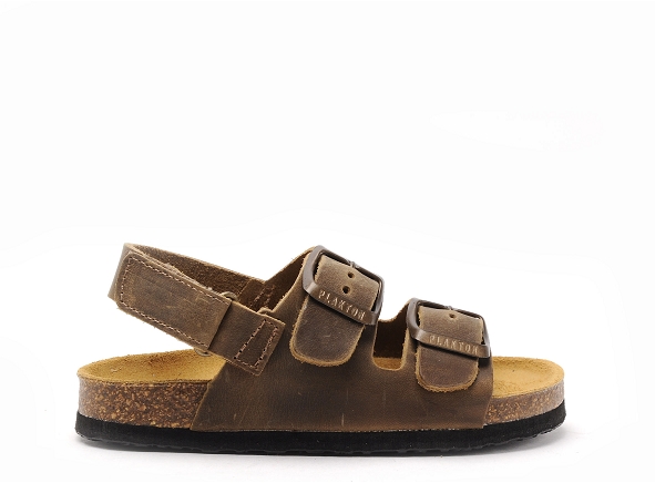 Plakton nu pieds enfant poli 126095 kaki