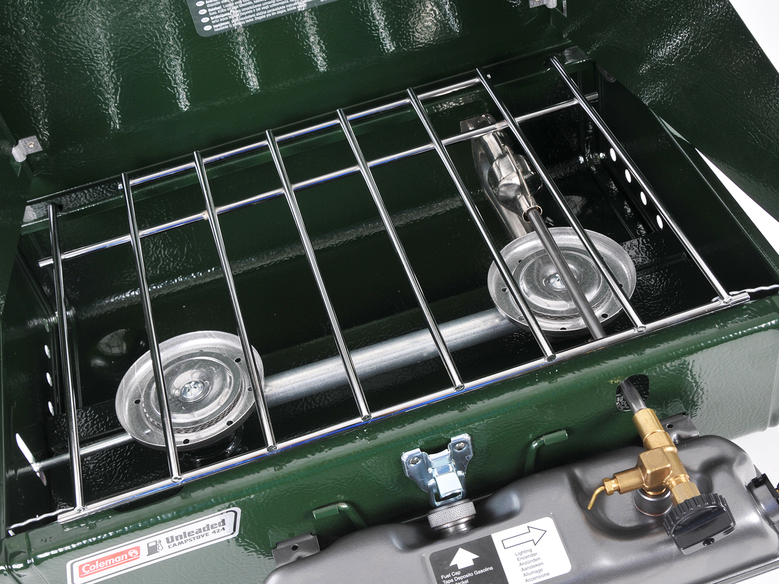 Coleman Unleaded two-burner 424 kooktoestel