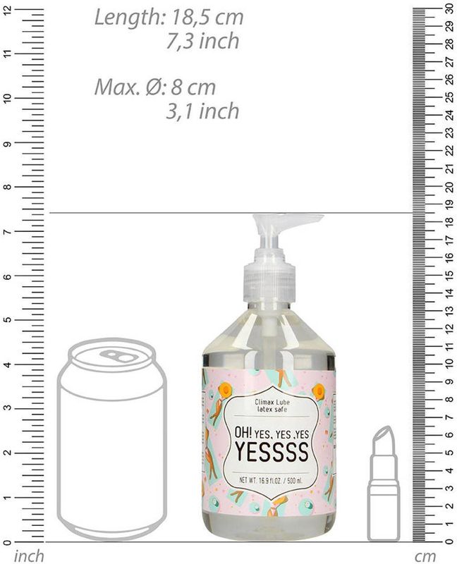 Climax Lube - OH! yes -  yes  - yes YESSSS - 500 ml