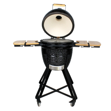 Jamestown Marwin kamado keramiek zwart 45,5 cm