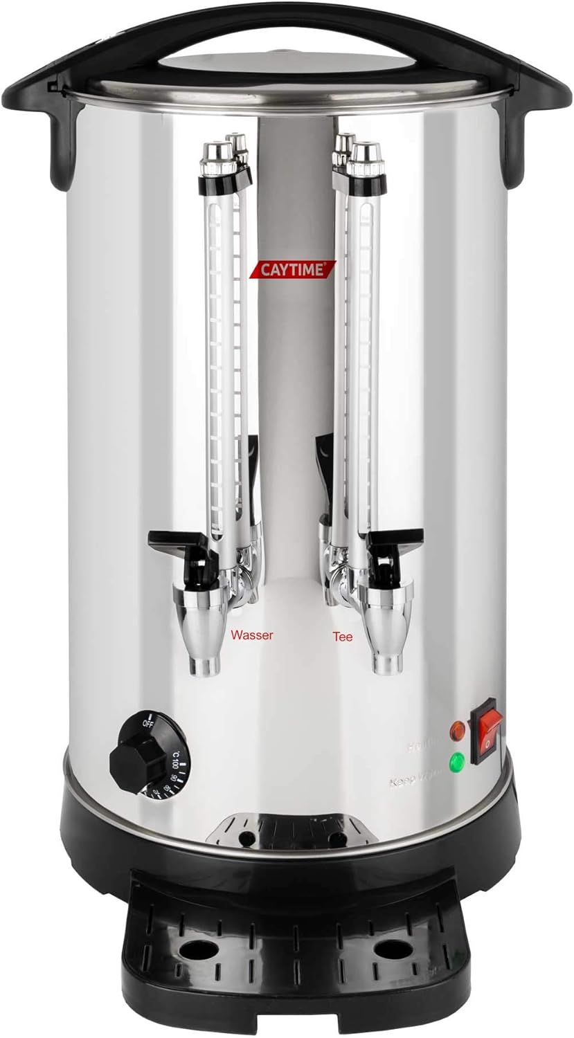 Teemaschine A6 - Teeautomat, isoliert mit Doppelwand - Samowar, Semaver 6 Liter