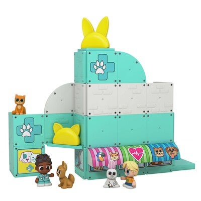 Bluey Tile Town Pet Clinic Magnetsett 48 Brikker