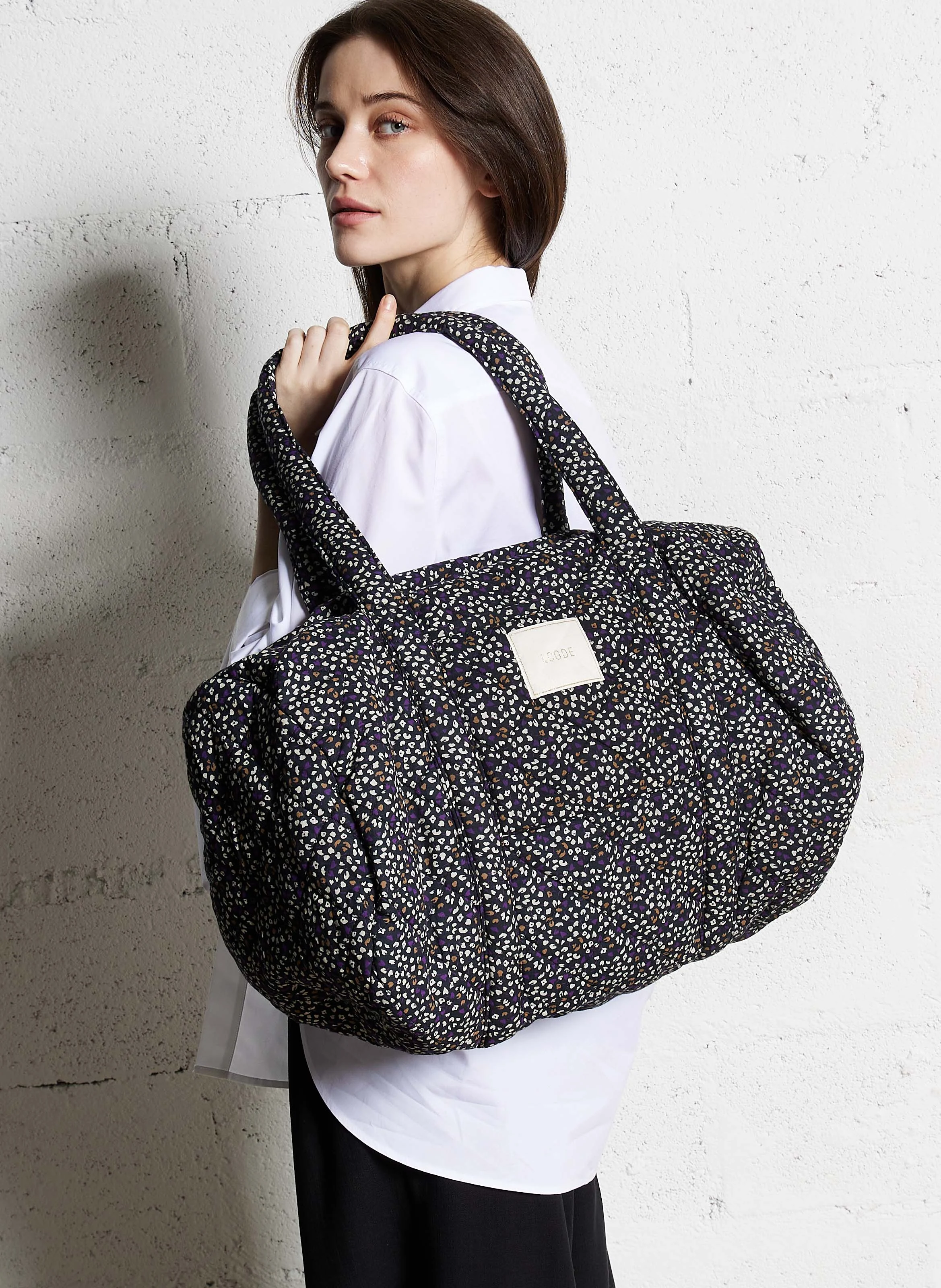 Sac bowling en coton | Violet