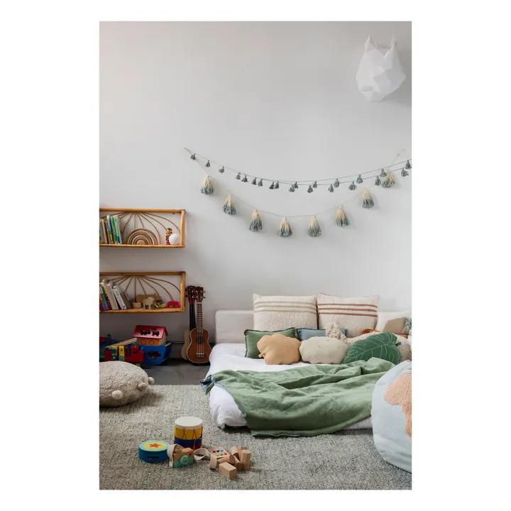 Lorena Canals Coussin Duetto | Vert olive