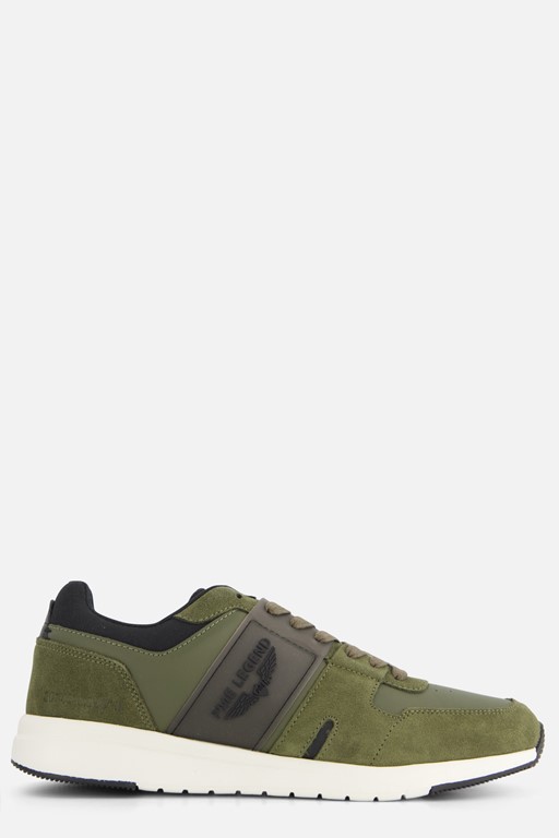 PME Legend Wingbow Sneakers groen Suede