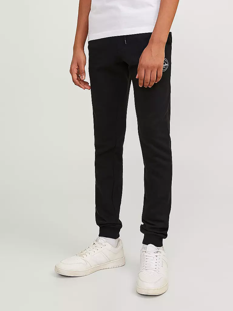 JACK & JONES Jungen Jogginghose JJIGORDON schwarz