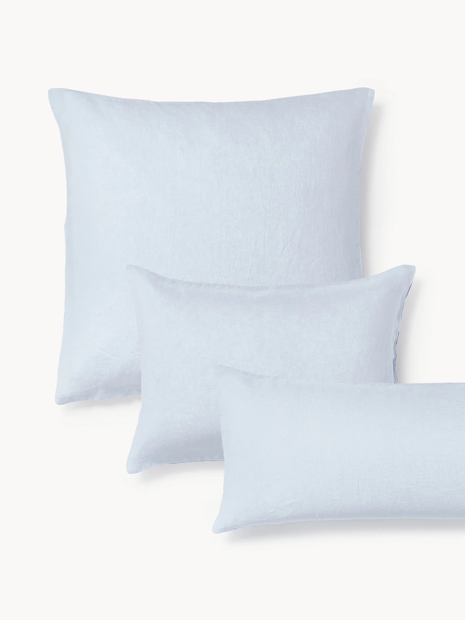 Gewassen linnen kussenhoes Airy