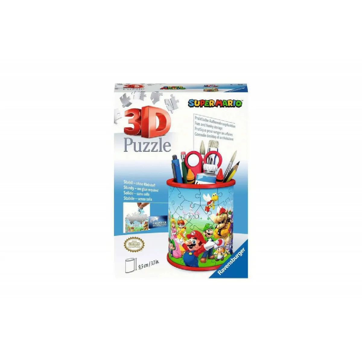 Ravensburger Puzzle 3D Pot à Crayons Super Mario