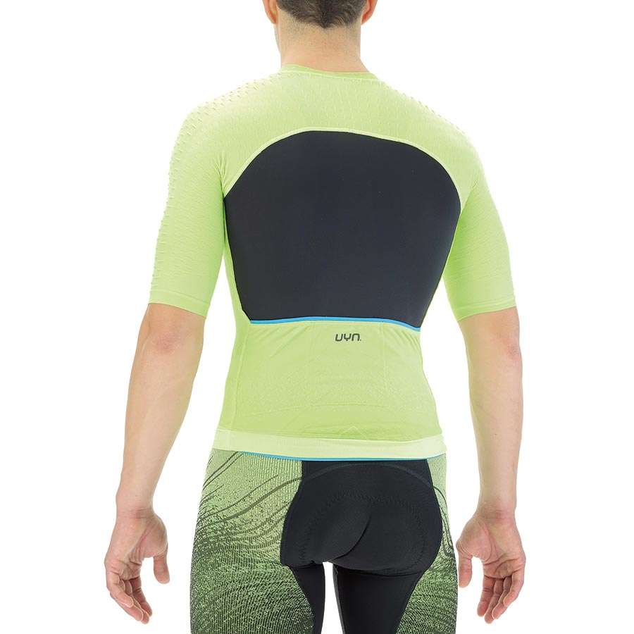 UYN Airwing Fietsshirt Korte Mouwen Geel/Zwart Heren