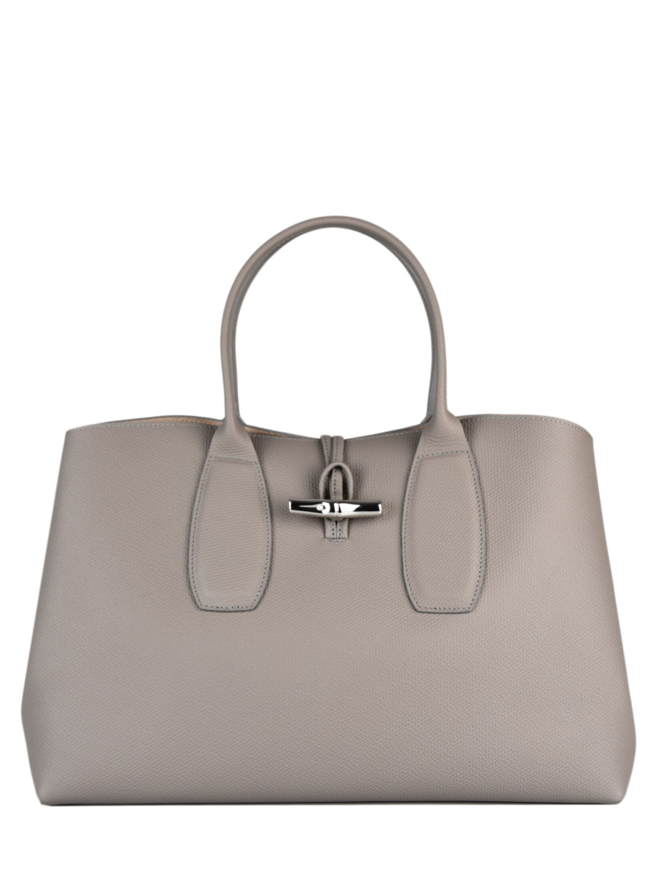Sac port main L Roseau cuir LONGCHAMP