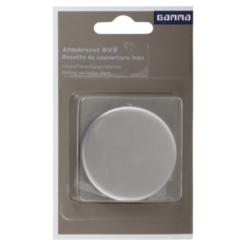 GAMMA afdekrozet rond RVS