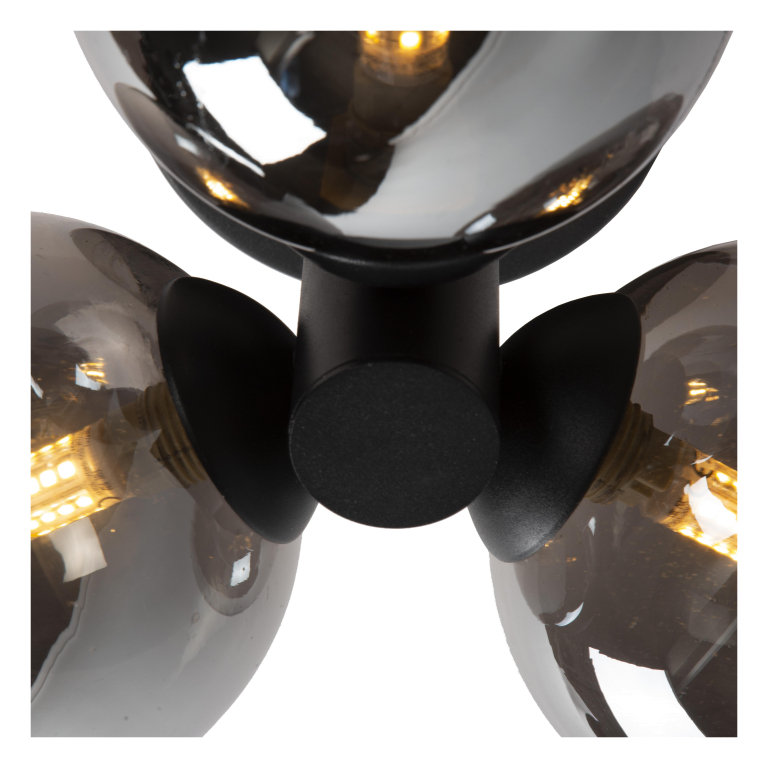 Lucide Trudy 3 plafondlamp Ø28 badkamer IP44 mat goud